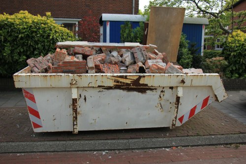 Modern furniture disposal truck in Great Bookham